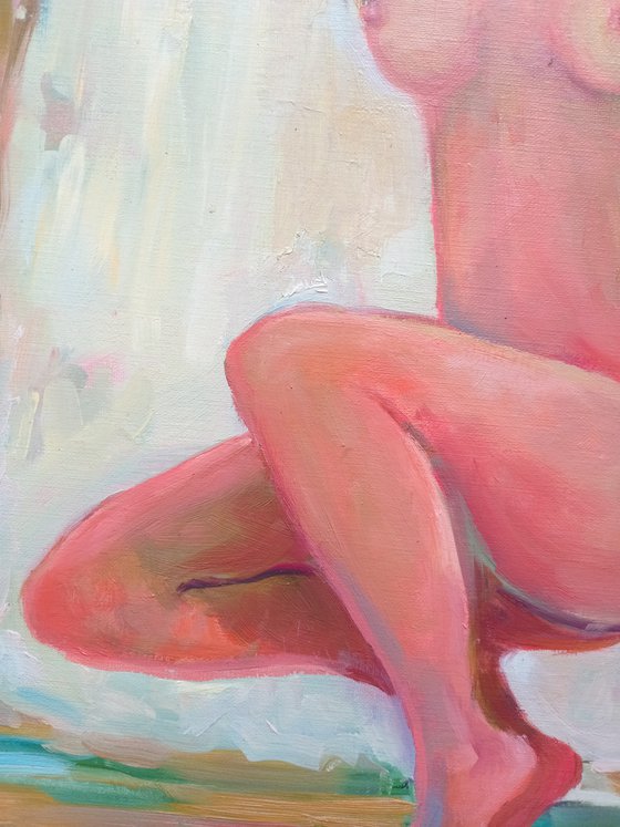 Nude woman