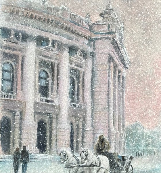 Vienna in snow