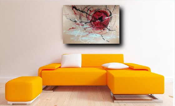 large abstract painting 120x80 cm-large wall art-title-c463