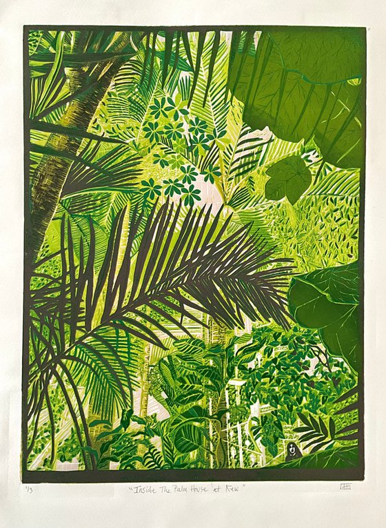 Inside the Palm House at Kew