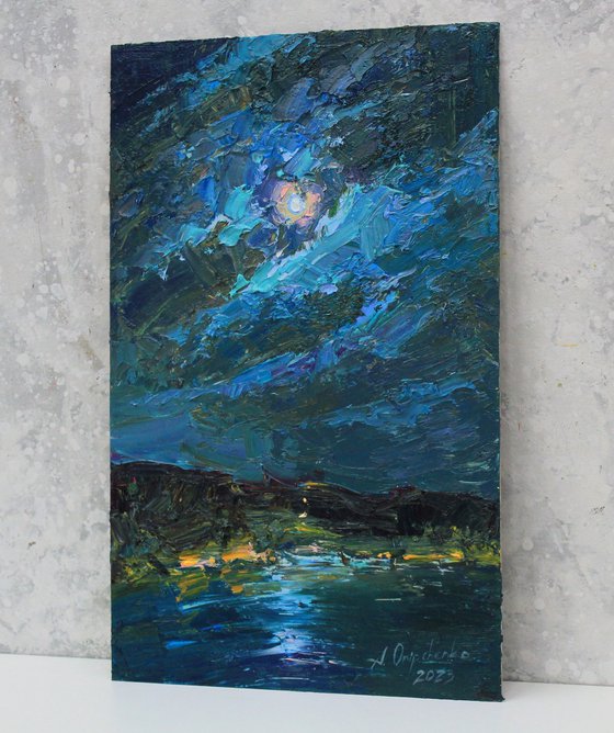 Turbulent Moon