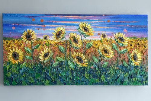 Summer sunflowers by Paige Castile