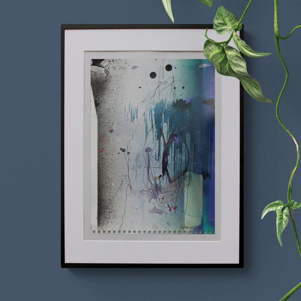 Abstract Painting By Daniela Schweinsberg, 12 X 16, Studio Conversations #36, Original Artwork