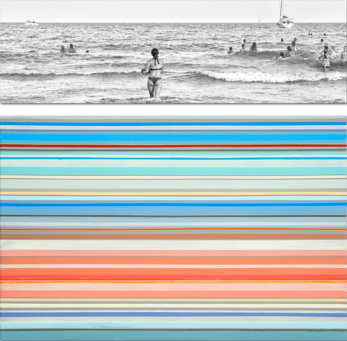 Emotional seascape (soccer) by Susana Sancho Beltran