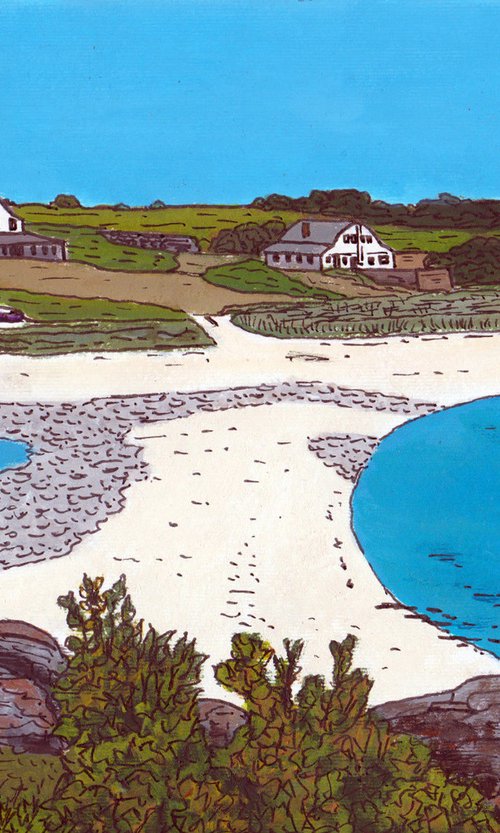 "Sandbank between St Agnes and Gugh, Isles of Scilly" by Tim Treagust
