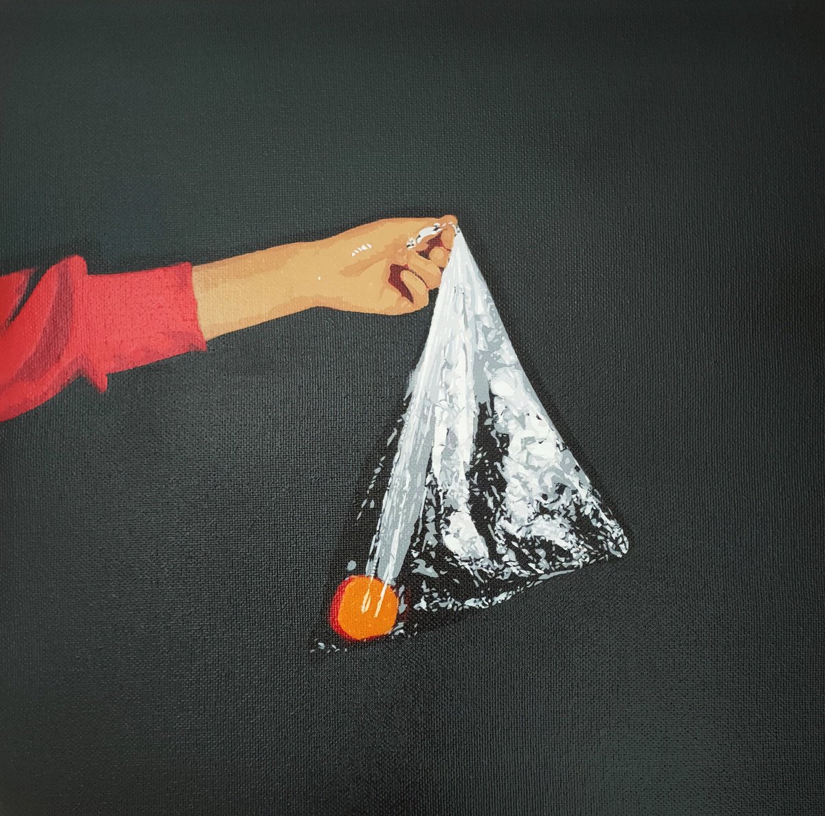 Transport Painting By Bizzy, 12 X 12, Present, Original Artwork