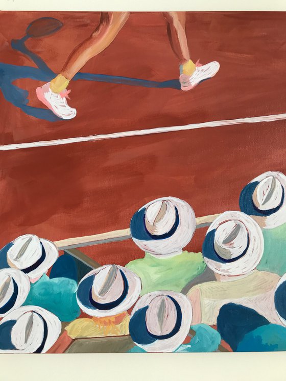 Roland Garros, the invisible set point.