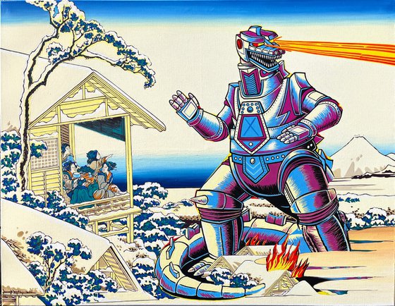 Godzilla Hokusai