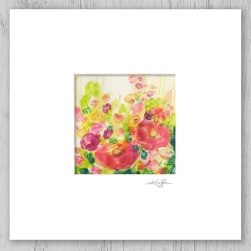 Encaustic Floral 4 by Kathy Morton Stanion