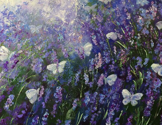 Butterflies on Lavender