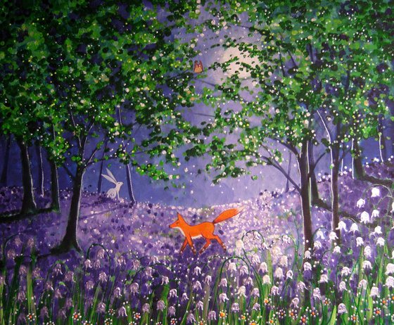 Midnight in the Bluebell wood