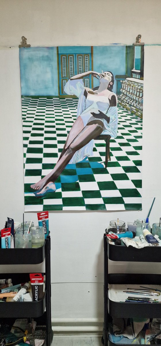 Relaxation / 100,5 x 73 x 4 cm