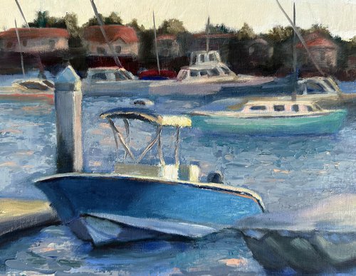Fishing Boat, Balboa Island by Grace Diehl