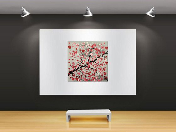 Red Cherry Blossoms