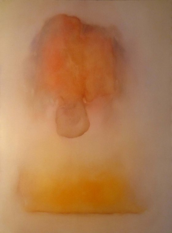 Silent burning, oil on canvas 130x97cm