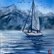 Light Blue Yacht by Valeria Golovenkina