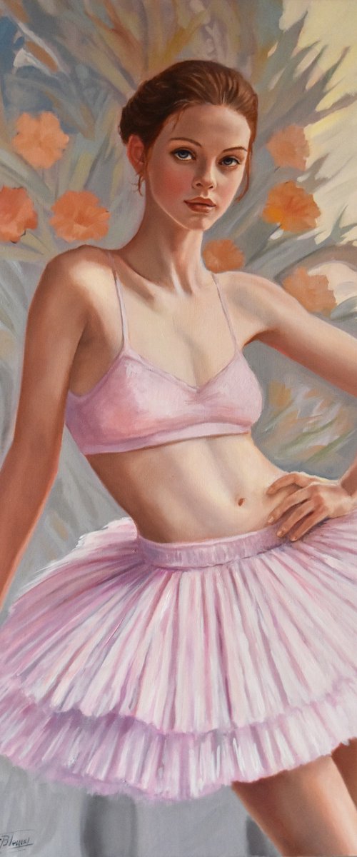 A ballerina in pink II by Serghei Ghetiu