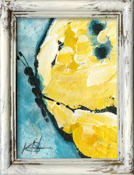 Butterfly Beauty 4 - Framed Painting by Kathy Morton Stanion