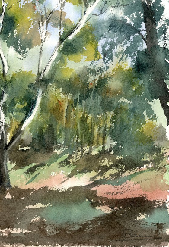 Forest Moments - Diptych
