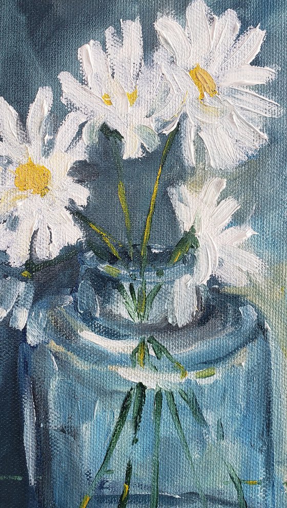 "Forgiveness" - Still Life - Daisies