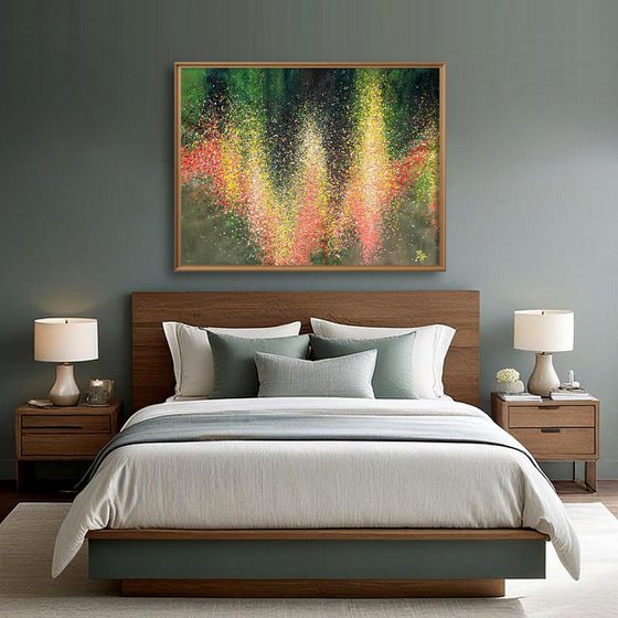 Soft Light Between Petals