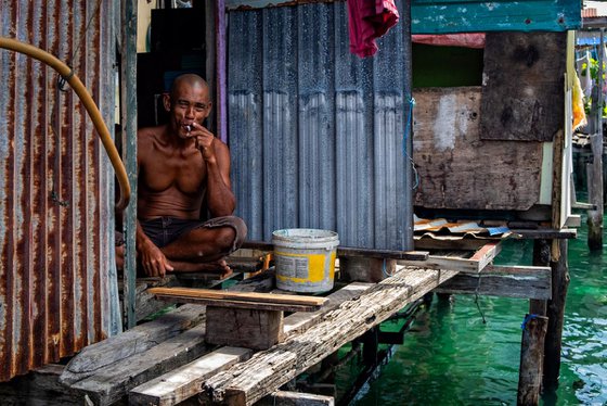 Sea Gypsies of Borneo No.2 - Signed Limited Edition