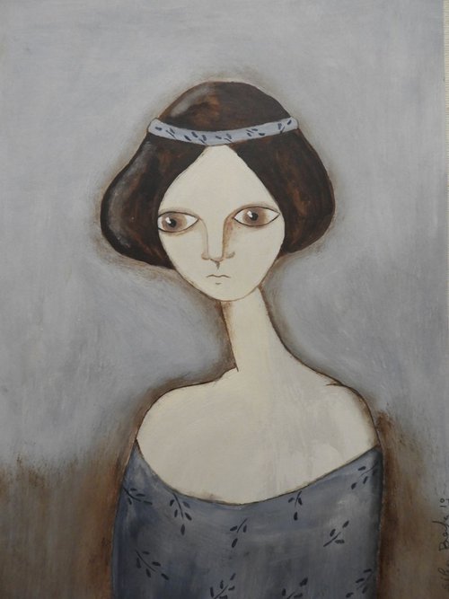 The Lady with a long neck by Silvia Beneforti