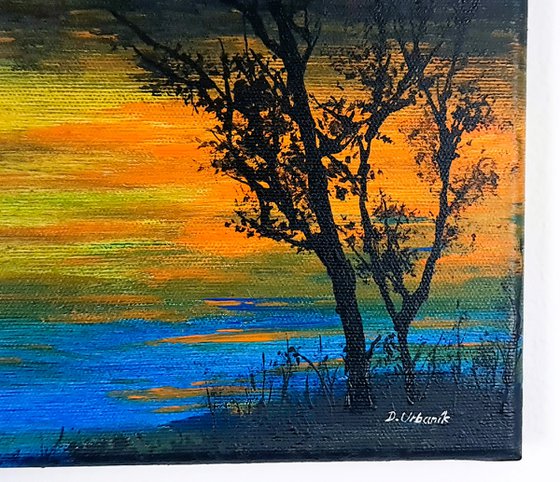 Sunset in the country