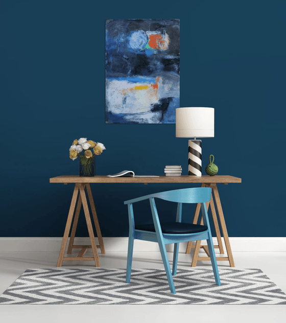 Composition with Yellow Blot