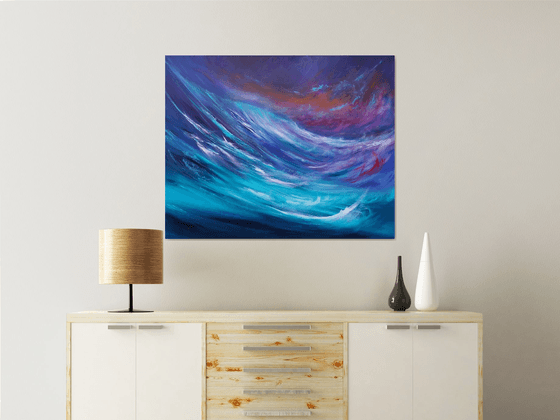 Wild Seas - Large Emotional Seascape, Art