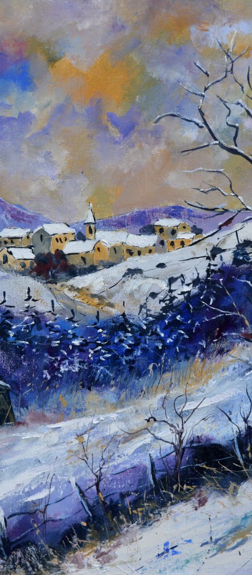 Winter in my countryside 77 by Pol Henry Ledent