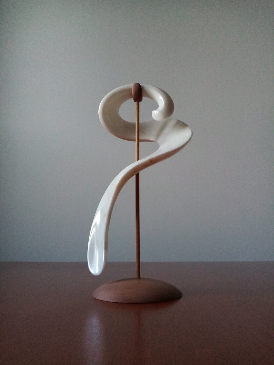 Abstract Stone Sculpture By Massimiliano Capraro, 6 X 11", What, Original Artwork