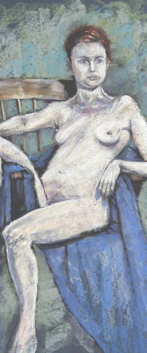 Large nude study by Louise Gillard