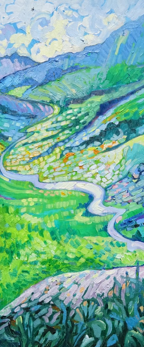 Winding Road - Lake District by Mary Kemp
