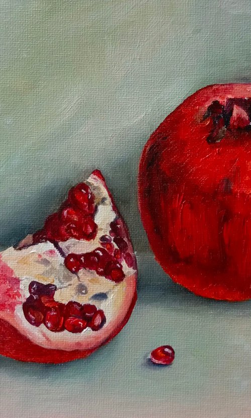 Still Life with Pomegranate by Liubov Samoilova