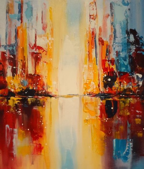 Then a New Day by Mel Davies Original Art