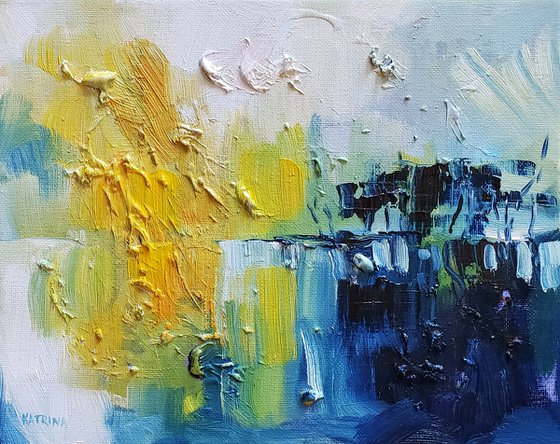Abstract - Landscape - "Trees Along the Shore"