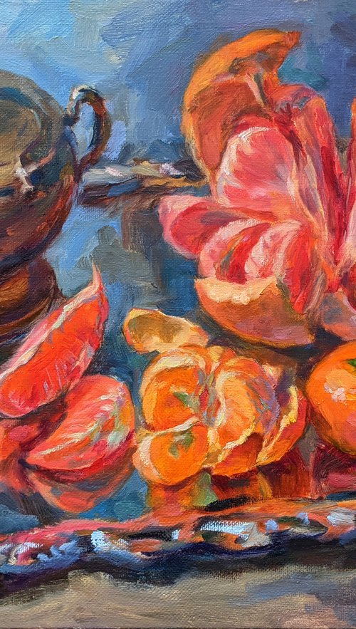 Evening still life by Liudmyla Chemodanova
