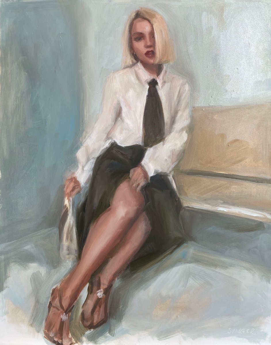 Gamine By Leslie Singer, 18 X 22, Artwork For Sale On Artfinder
