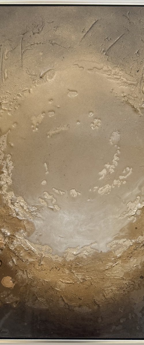 Gold Original Abstract Painting | Warm Earth by Sarah Berger