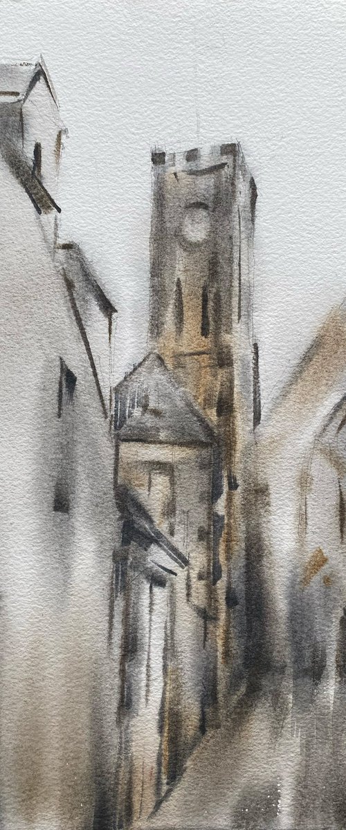 A street without voices by Galina Poloz