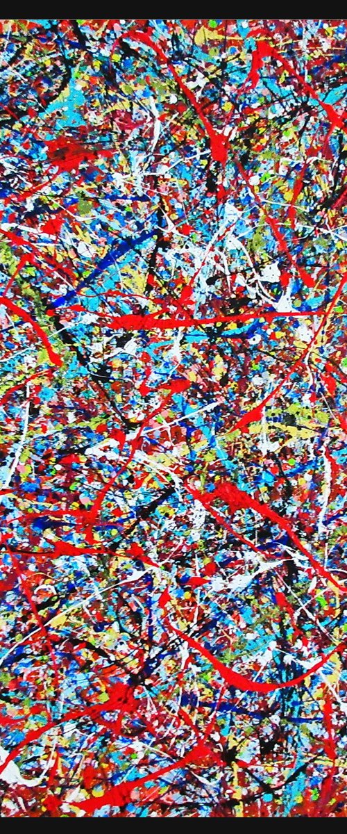 COLORS, Pollock style by Tomaž Gorjanc - Tomo