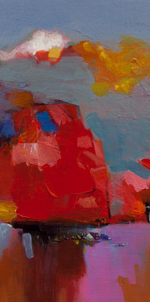 The Red Mountain No.02 by The Khanh Bui