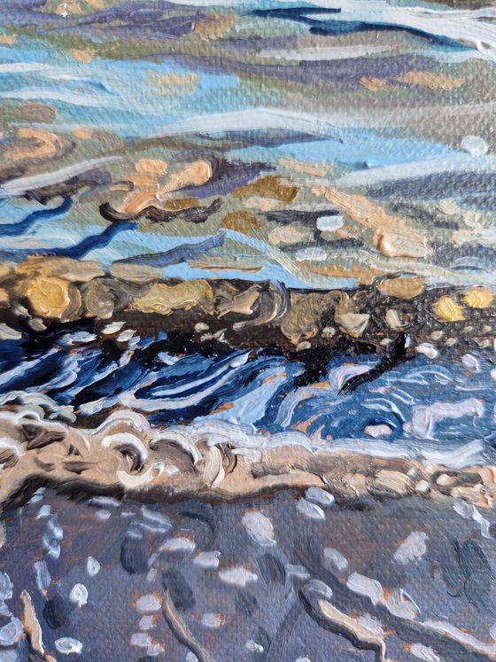 Das Meer im Abendlicht