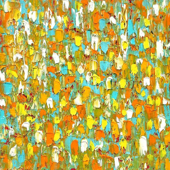 Etude abstract landscape "Wildflowers 2"