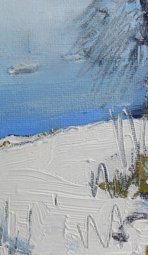 Snow by Misty Lake II by Ben McLeod