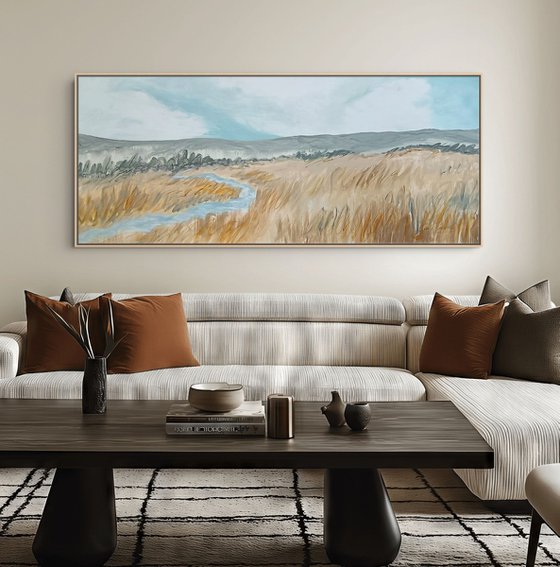 River Through the Fields