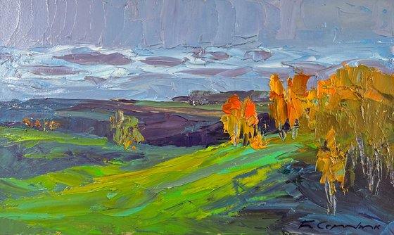 When the Evening Sun Gilded the Silence