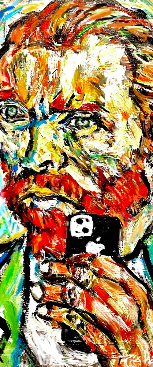 Van Gogh selfie by Richard Barrenechea