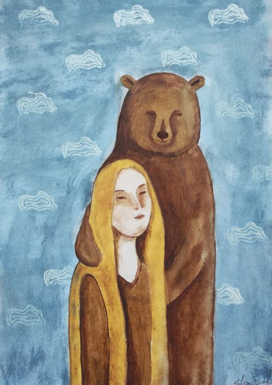 the girl and the bear